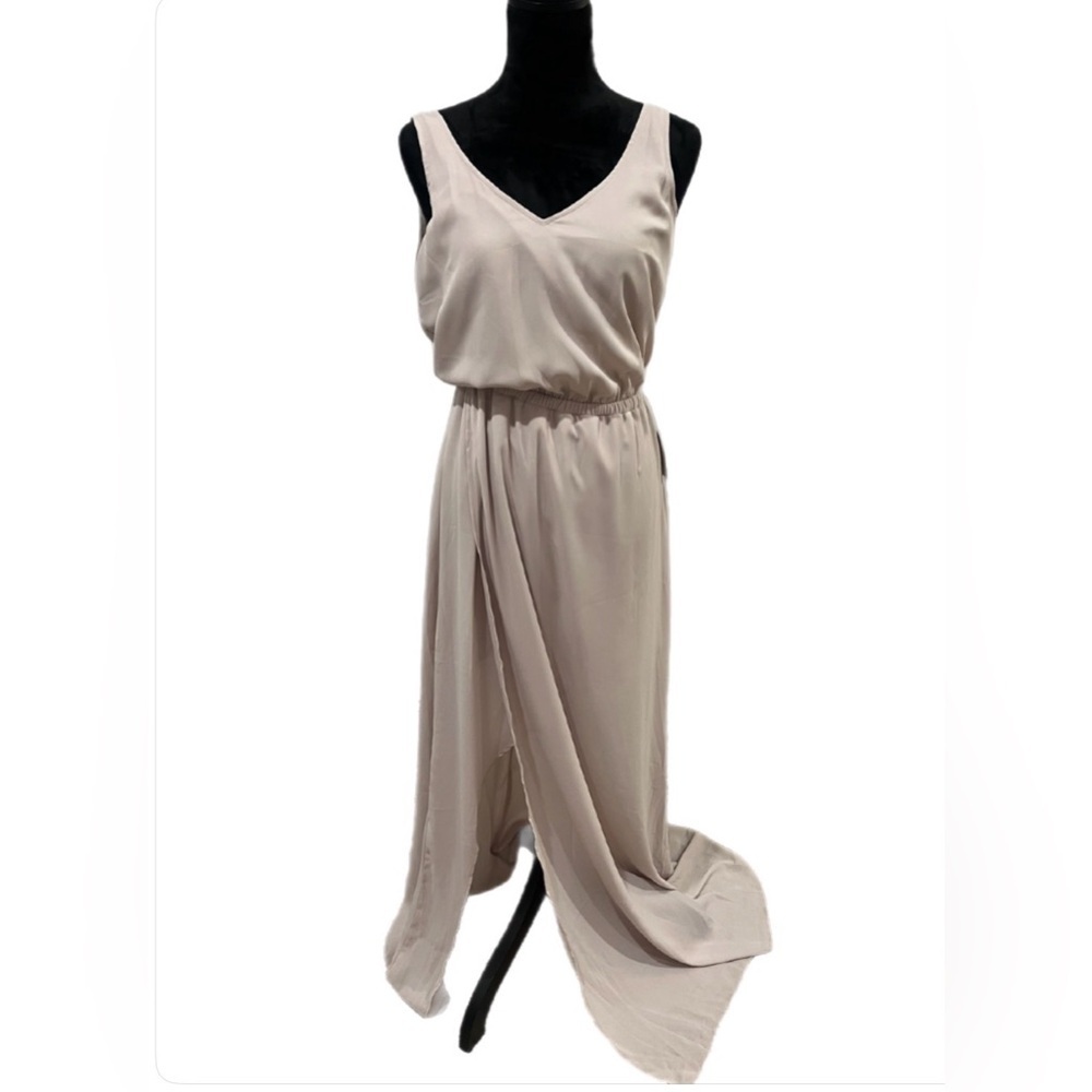NWT Show Me Your MuMu Cream/Taupe Dress- extra small